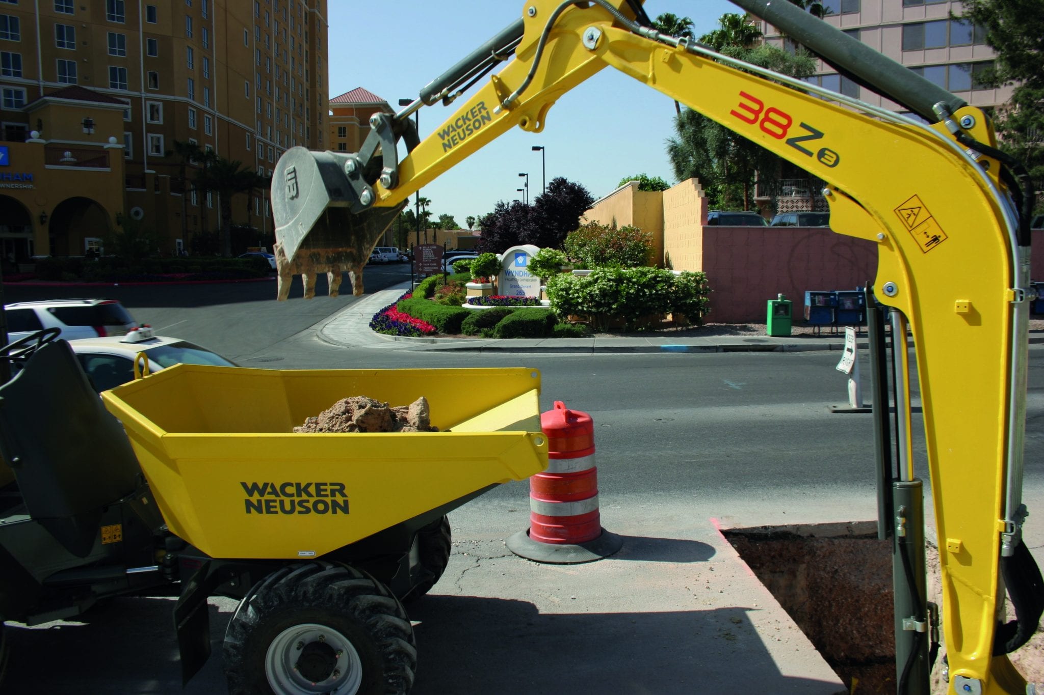 Dumpers at C&O Construction - Wacker Neuson 3001